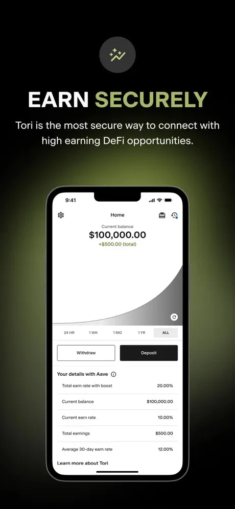 Tori - The Simplest Crypto Wallet screenshot 4 of 10