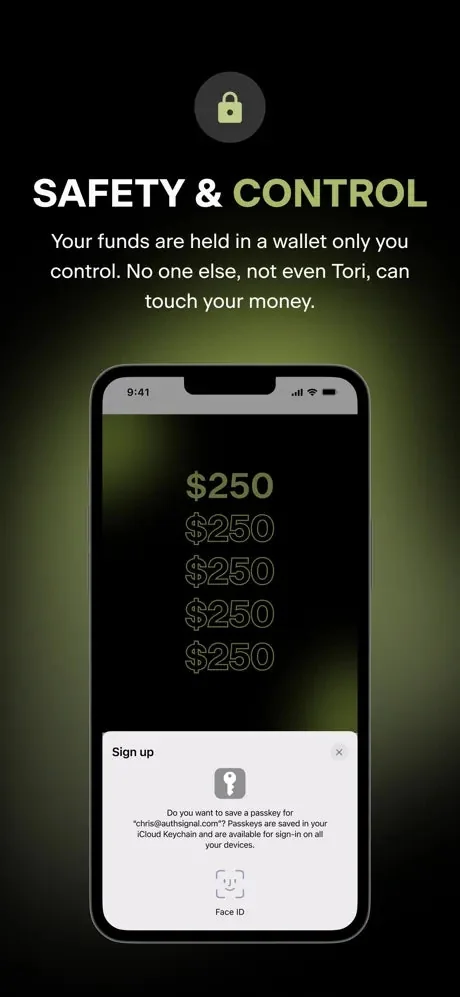 Tori - The Simplest Crypto Wallet screenshot 6 of 10