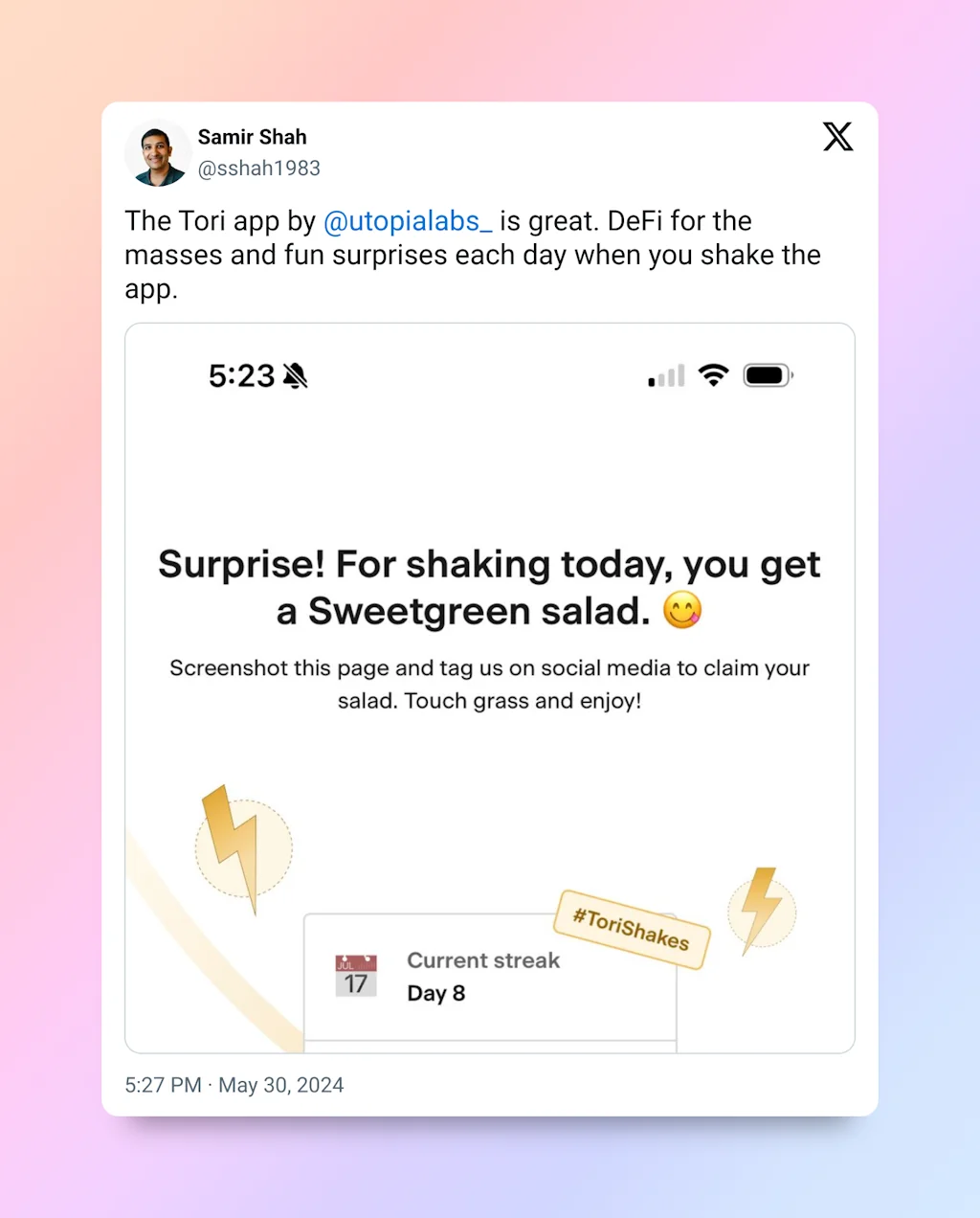 Tori - The Simplest Crypto Wallet screenshot 8 of 10