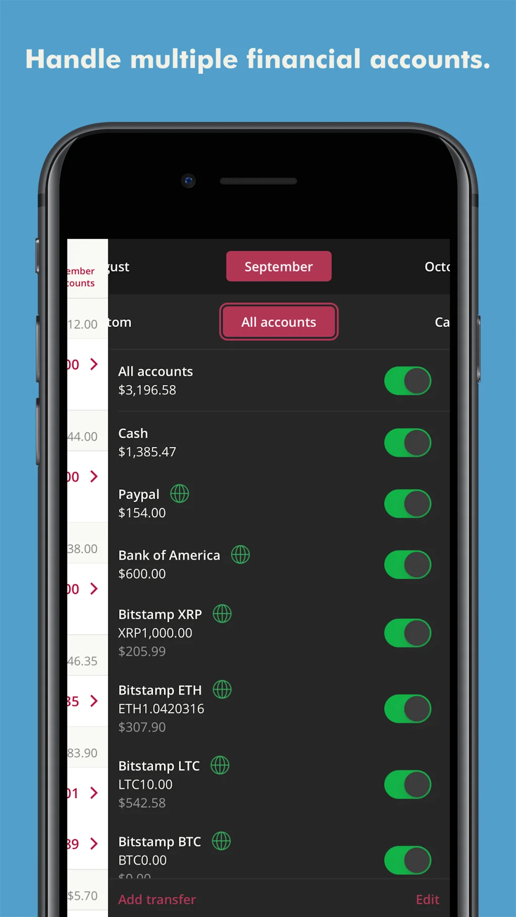 Toshl Finance screenshot 7 of 10