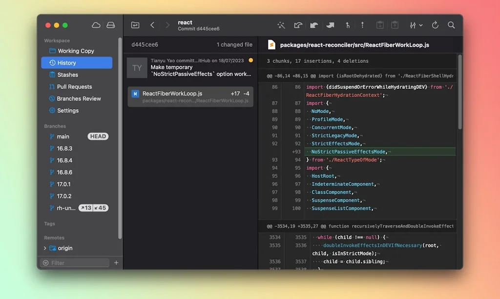 Tower – Git client for Mac and Windows screenshot 3 of 5