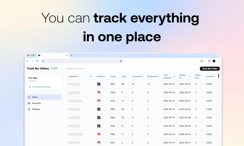 Track My Videos screenshot 2 of 4