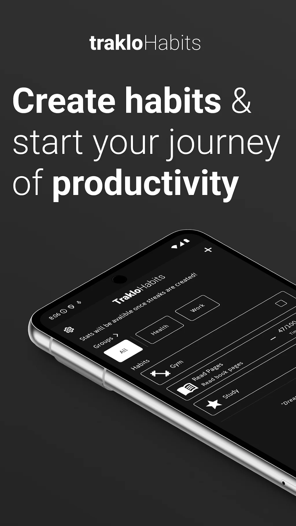 Traklo Productivity Tracker screenshot 2 of 3