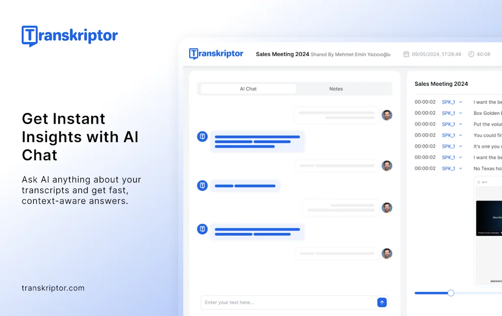 Transkriptor screenshot 2 of 3