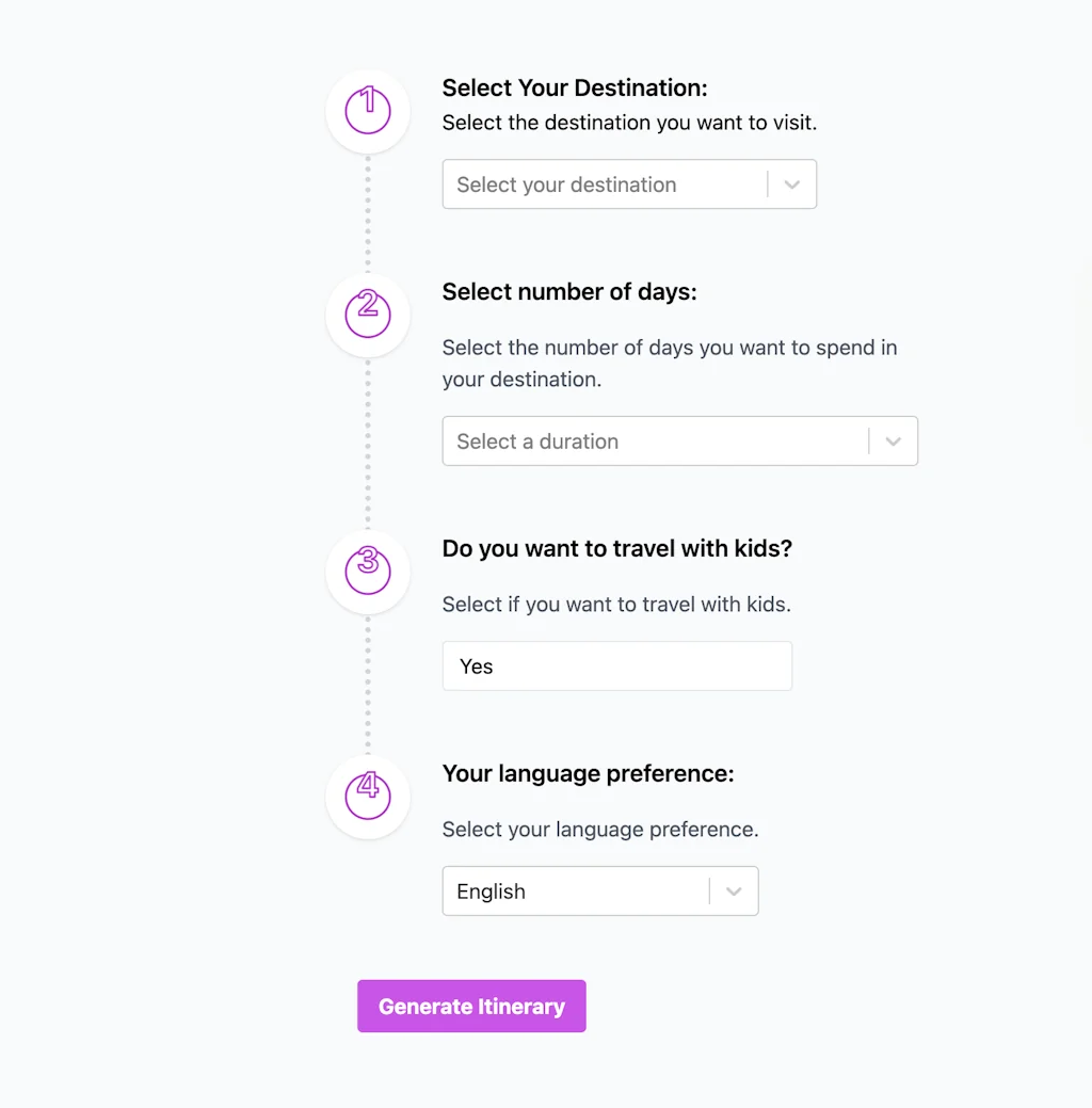 TravelAI screenshot 2 of 3