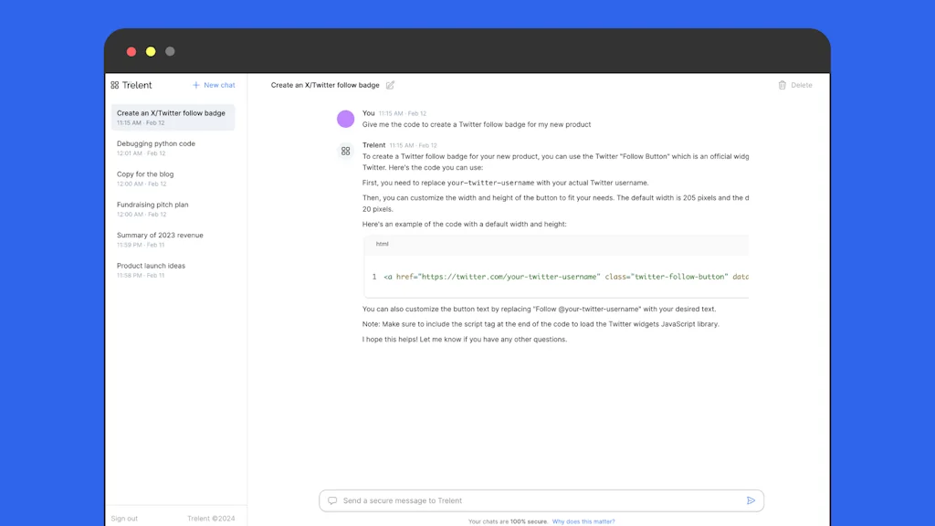Trelent screenshot 2 of 5