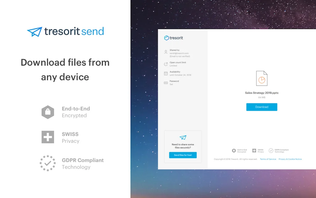 Tresorit screenshot 2 of 5