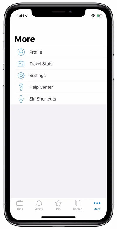 TripIt screenshot 1 of 2