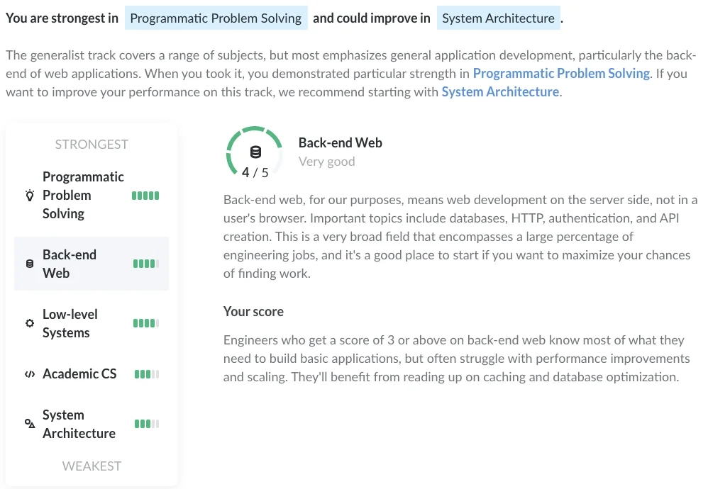 Triplebyte screenshot 3 of 5