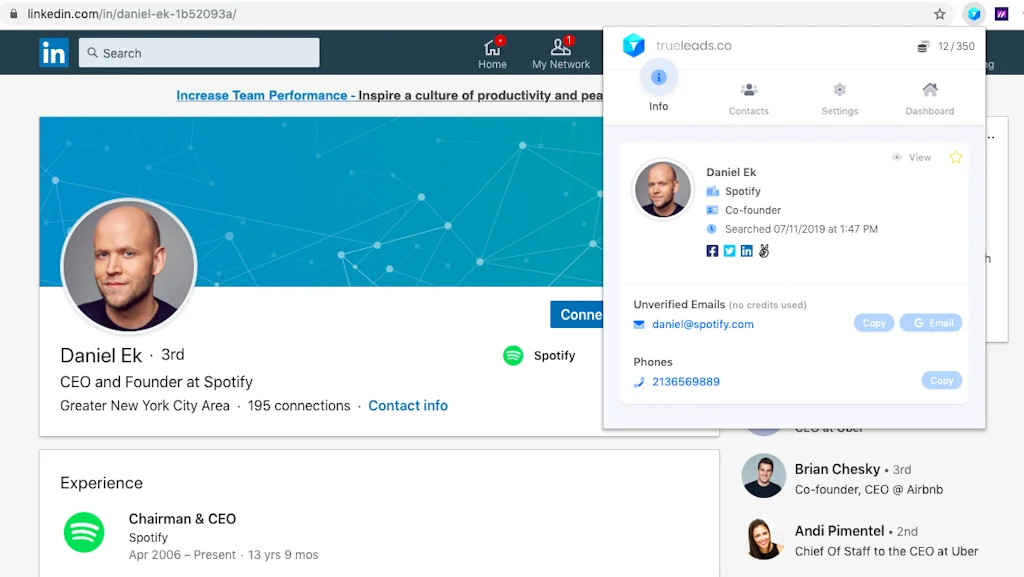 TrueLeads screenshot 5 of 6