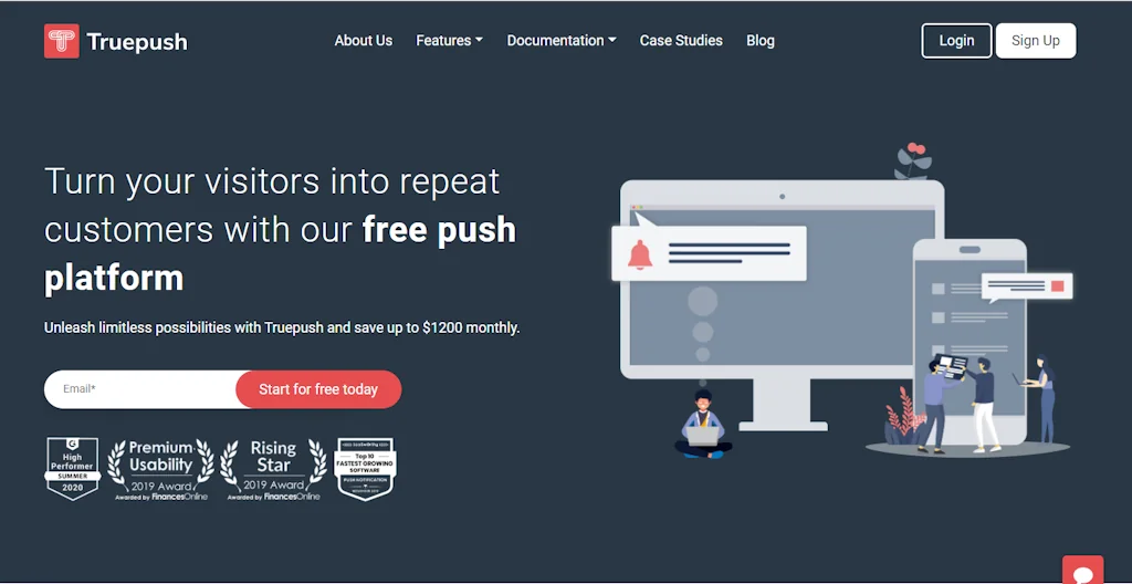 Truepush screenshot 1 of 7