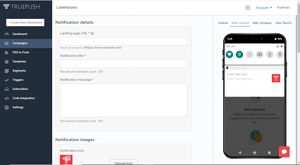 Truepush screenshot 3 of 7
