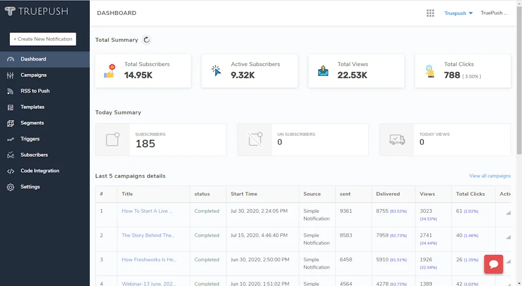 Truepush screenshot 7 of 7