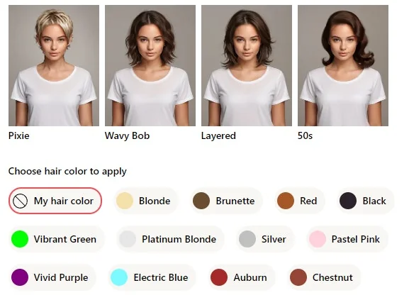 TryHairstyles.io screenshot 3 of 3