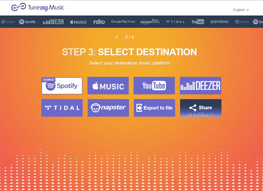 TuneMyMusic screenshot 3 of 5