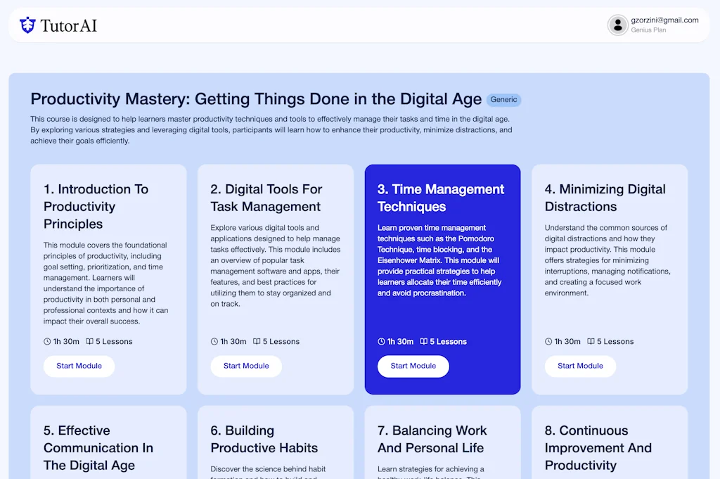TutorAI screenshot 2 of 4