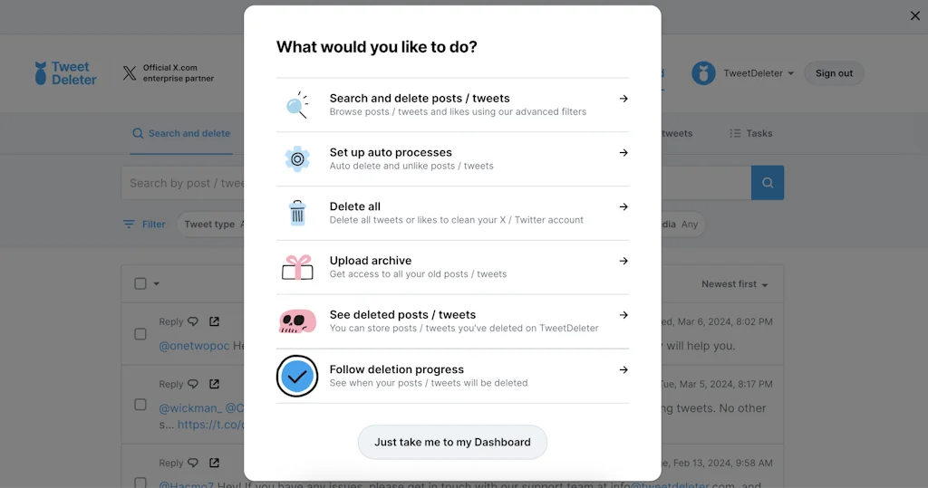 TweetDeleter screenshot 2 of 3