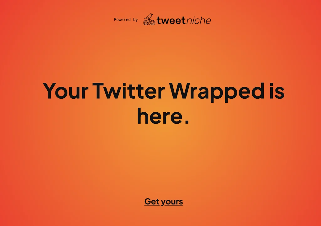 Twitter Wrapped screenshot 2 of 6