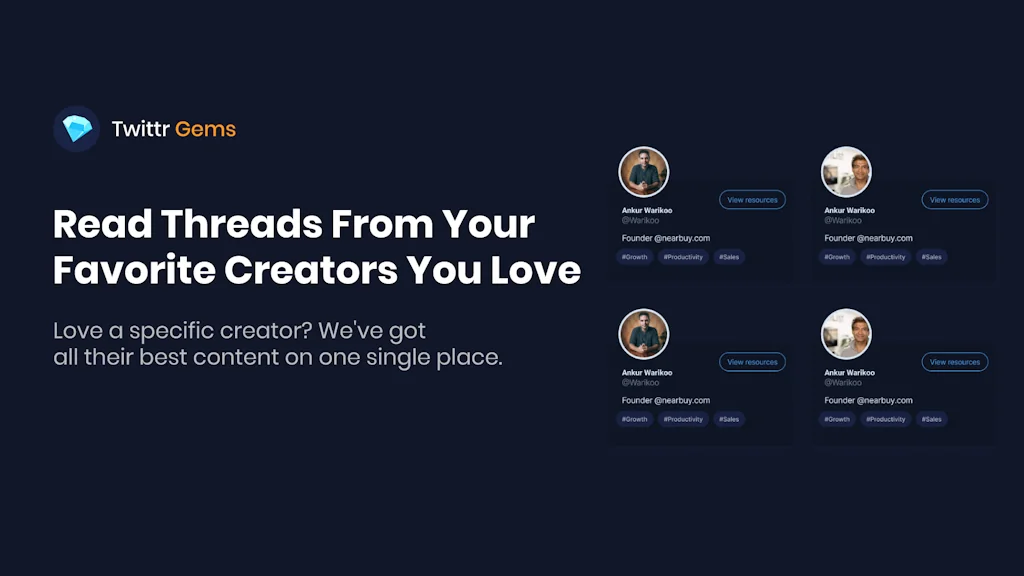 Twittr Gems screenshot 3 of 6