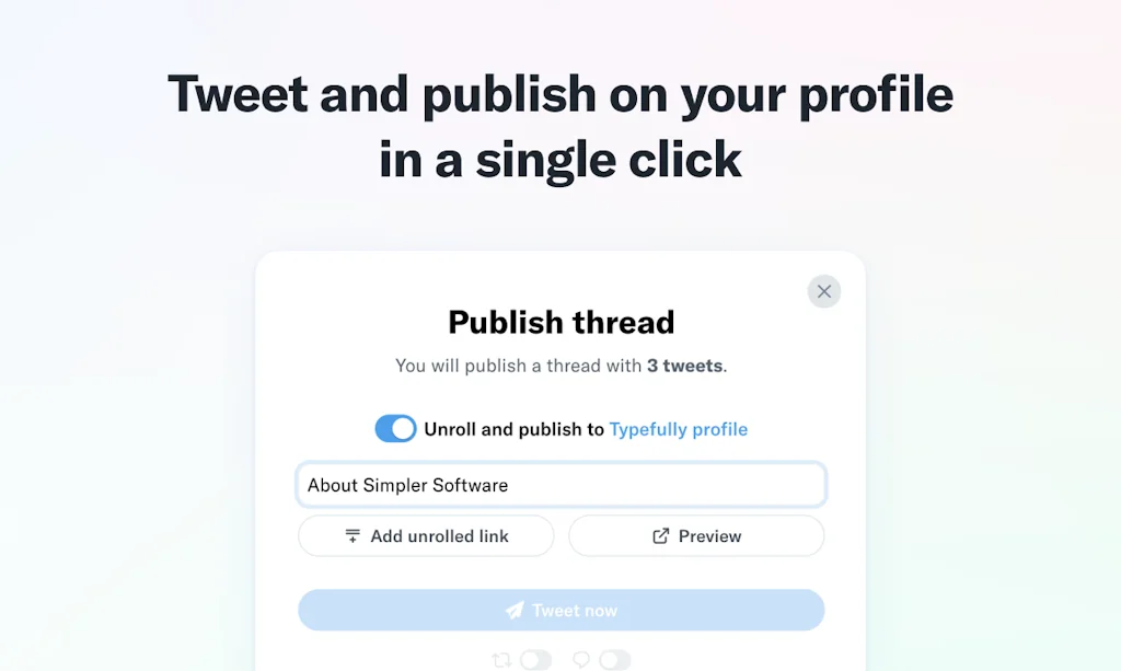 Typefully Profiles screenshot 5 of 6