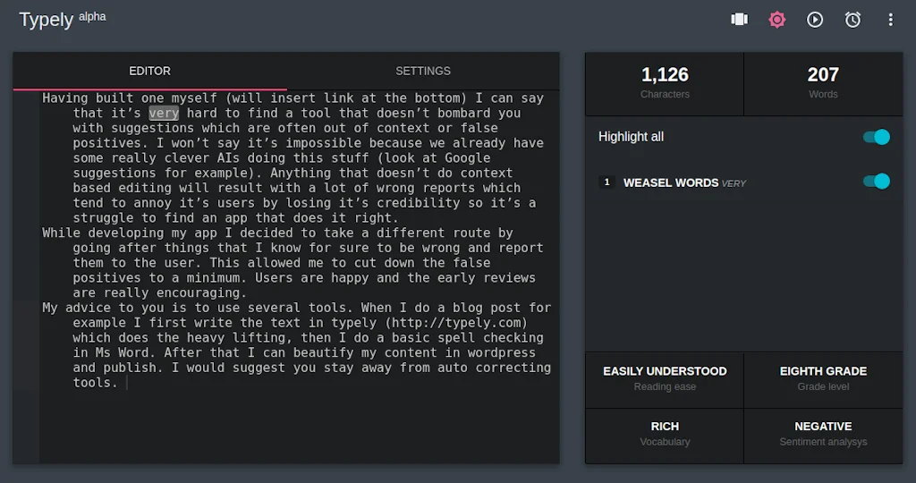 Typely screenshot 2 of 3