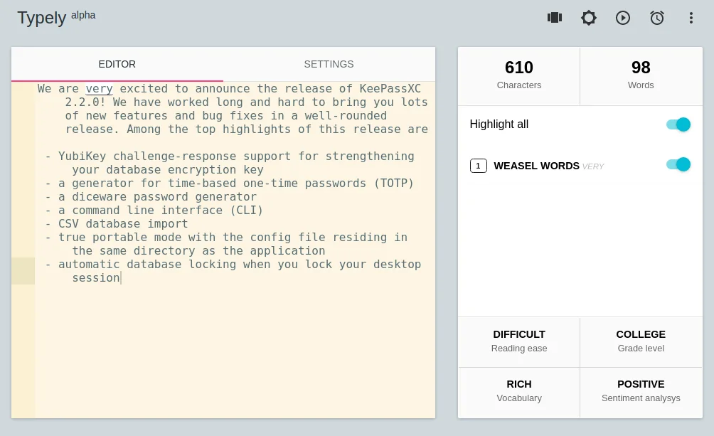 Typely screenshot 3 of 3