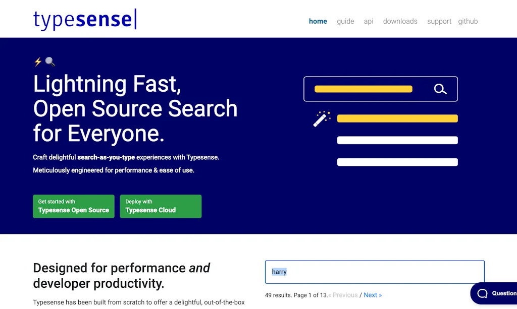 Typesense screenshot 1 of 5