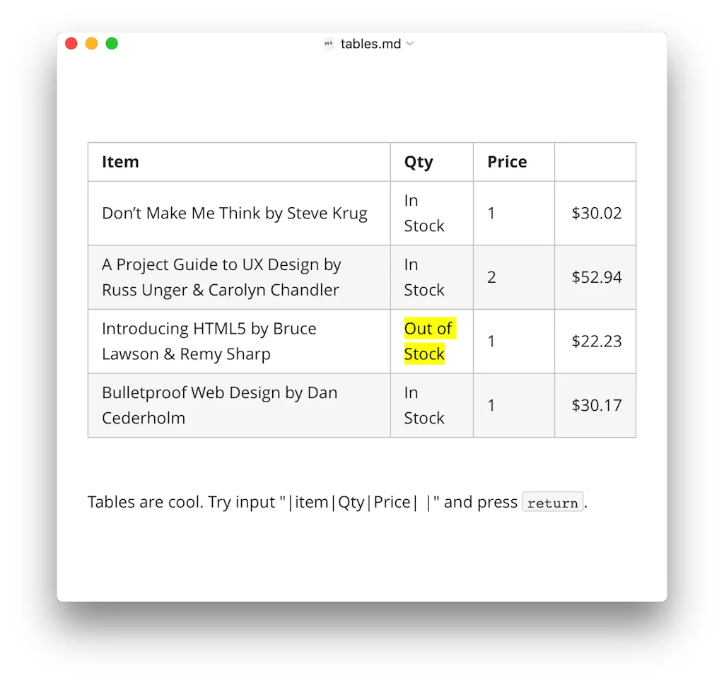 Typora screenshot 4 of 4