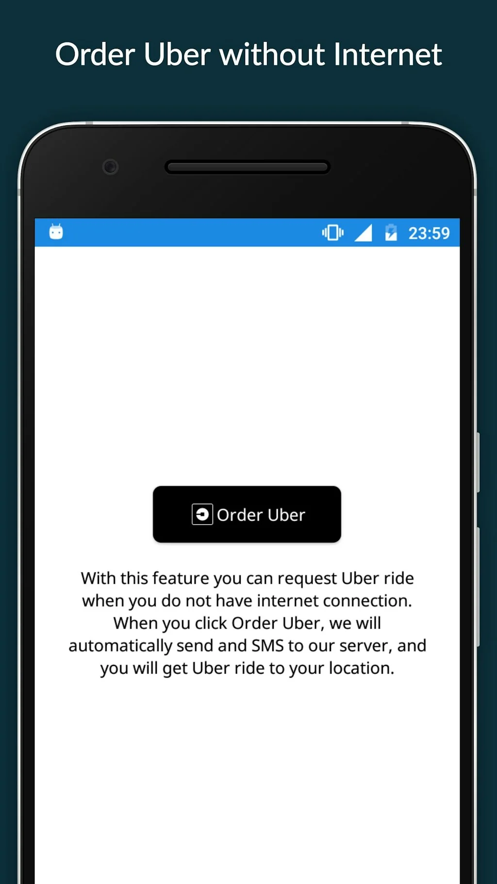 Uber without Internet screenshot 2 of 3