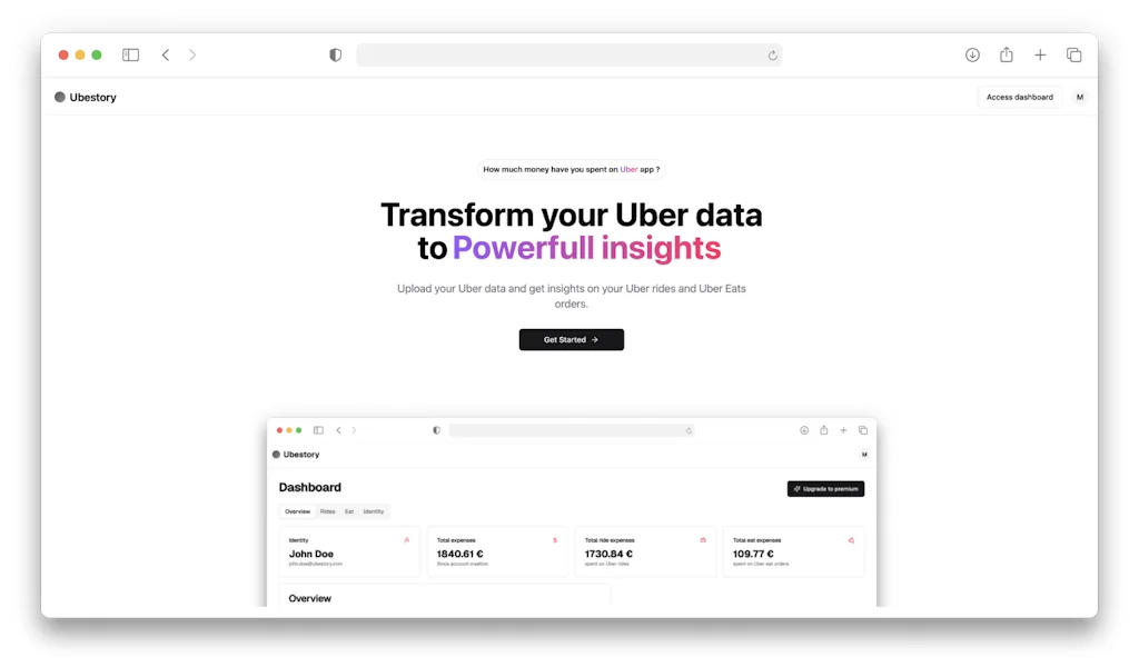 Ubestory screenshot 1 of 3