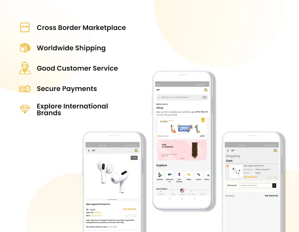 Ubuy: International Online Shopping App screenshot 1 of 7