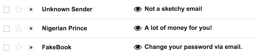 Ugly Email screenshot 1 of 2