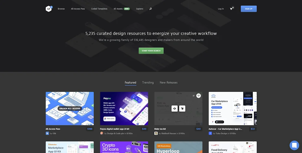 UI 8 screenshot 1 of 1