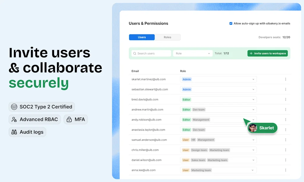 UI Bakery screenshot 5 of 6