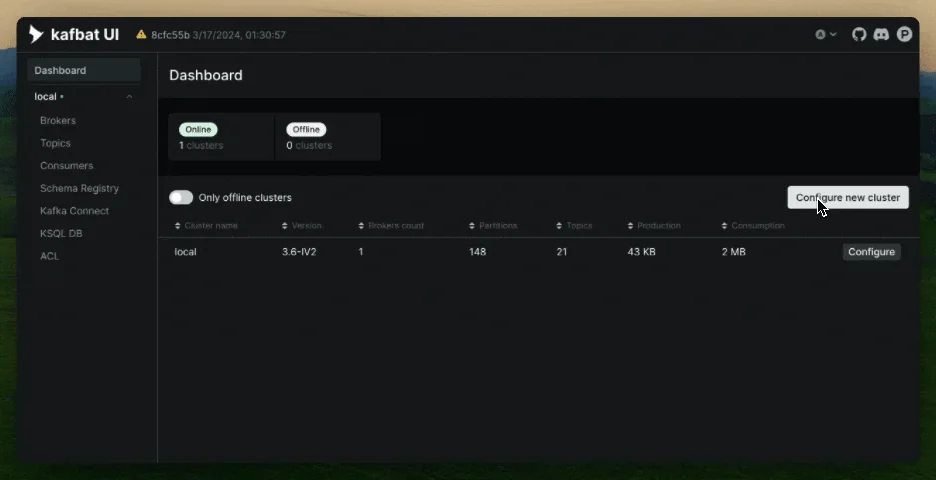 Kafbat UI screenshot 2 of 2