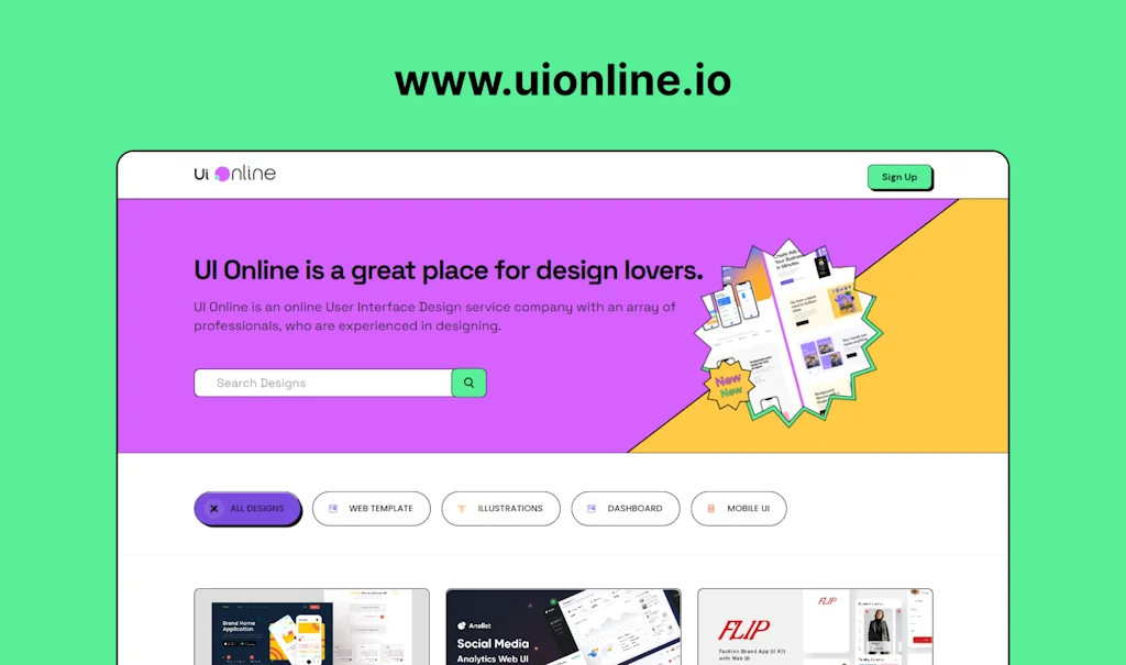 UI Online screenshot 1 of 4