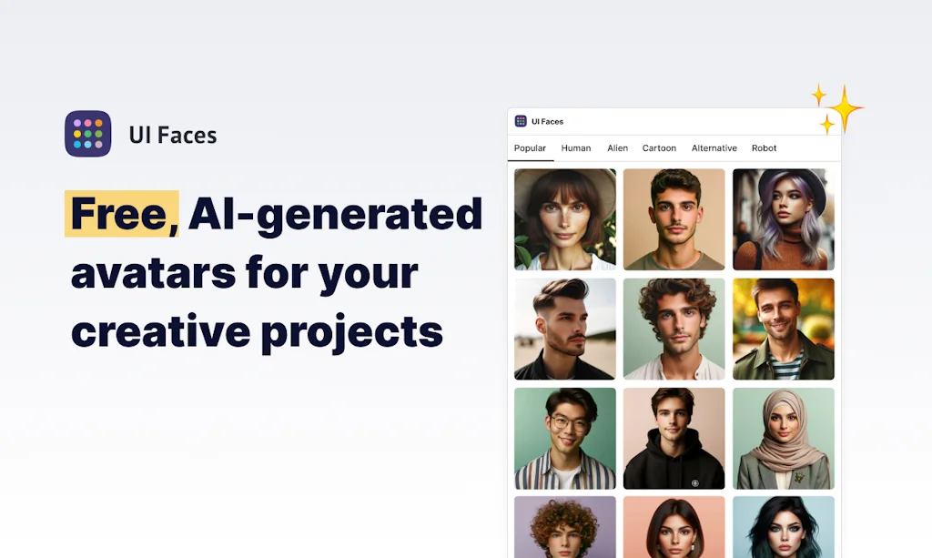 UI Faces screenshot 1 of 4