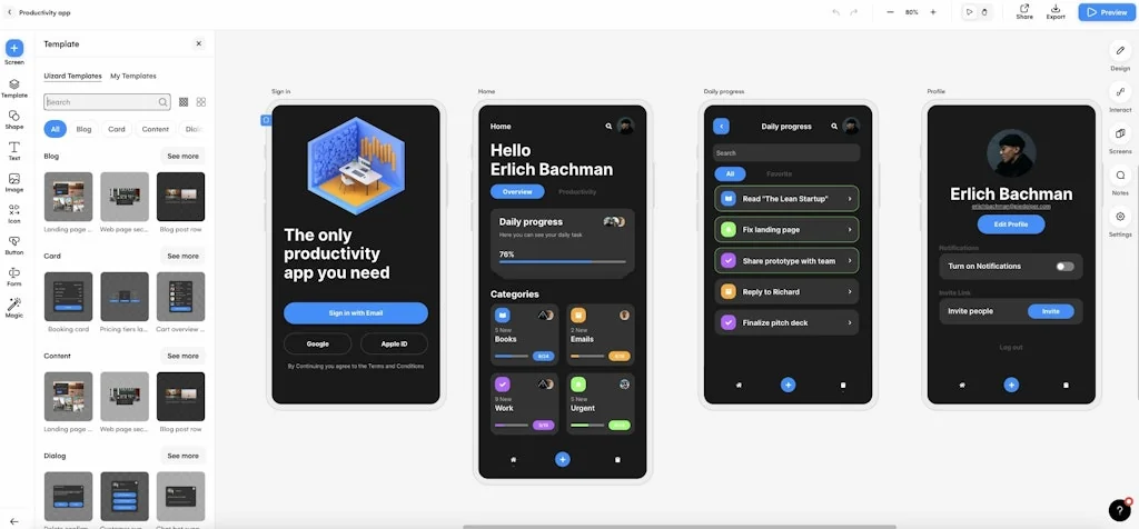 Uizard screenshot 2 of 3