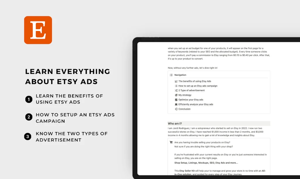 Ultimate Etsy Ads Guide screenshot 2 of 3