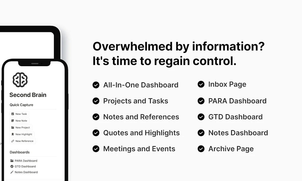 Ultimate Second Brain screenshot 2 of 3