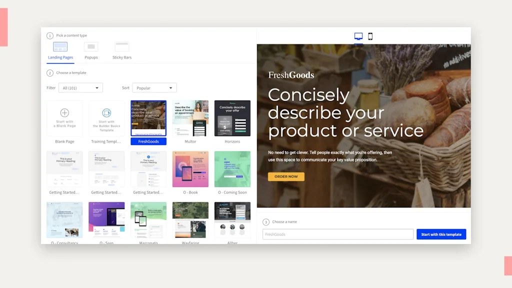 Unbounce screenshot 1 of 2