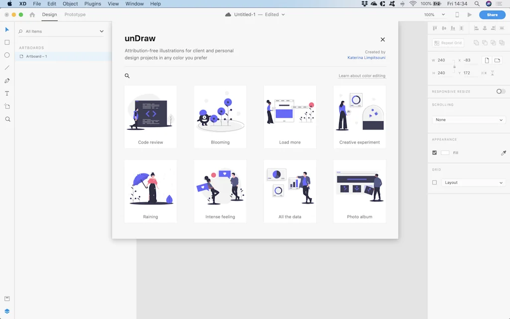 unDraw screenshot 3 of 3