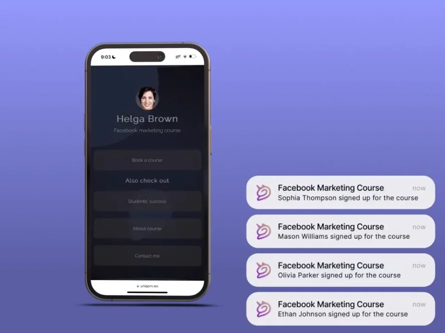 Uniqorn Website screenshot 3 of 3