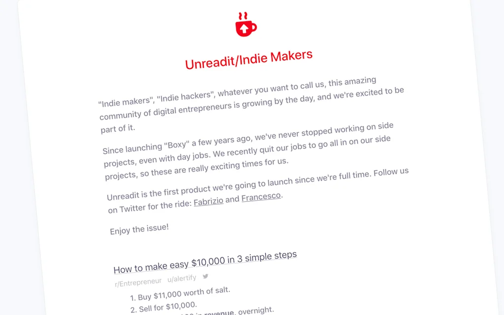 Unreadit screenshot 3 of 4