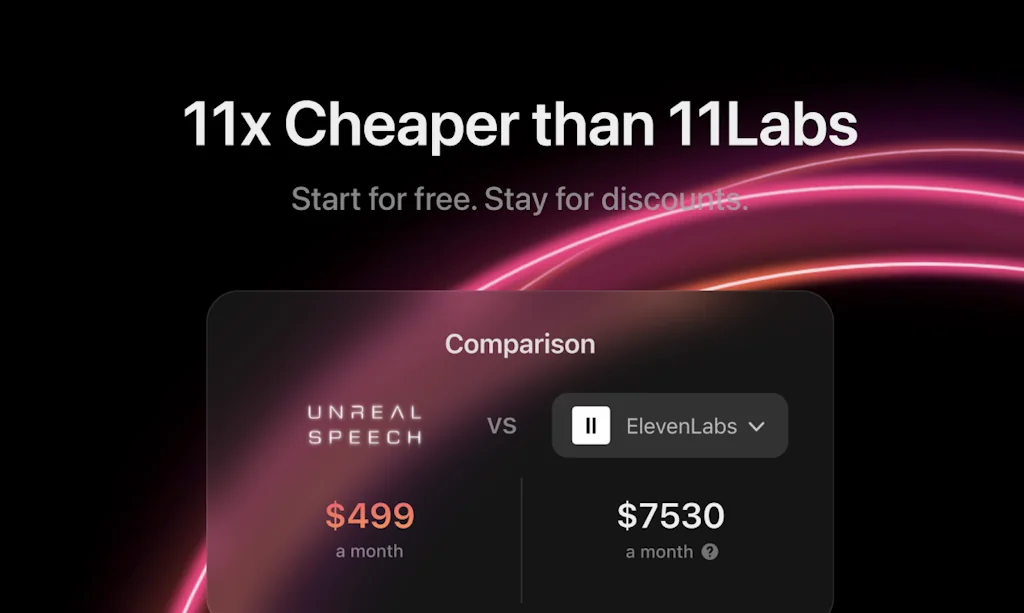 Unreal Speech screenshot 4 of 6