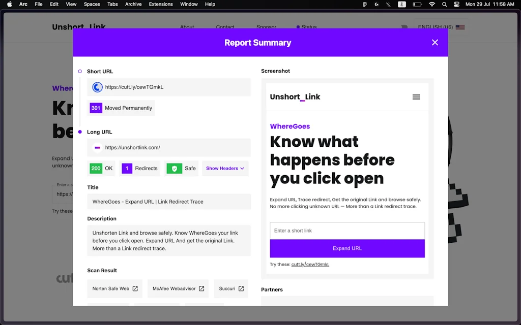 UnshortLink screenshot 3 of 6