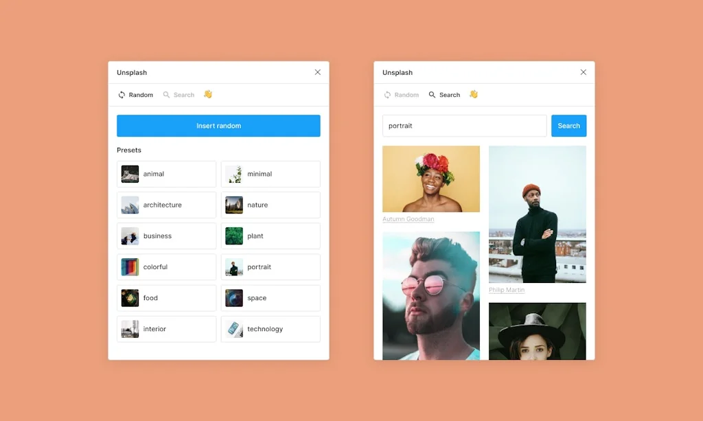 Unsplash for Figma screenshot 2 of 4