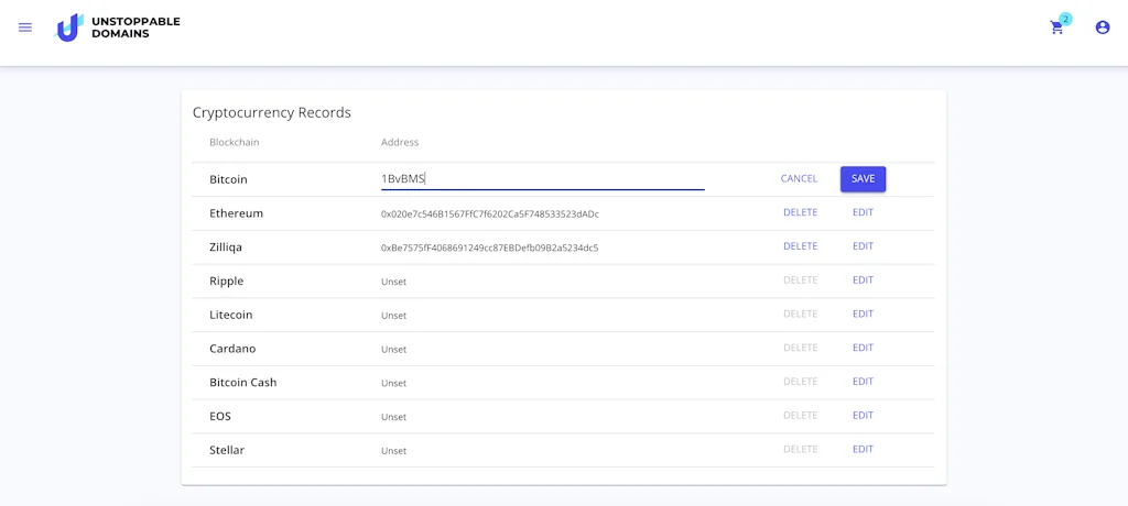 Unstoppable Domains screenshot 5 of 5