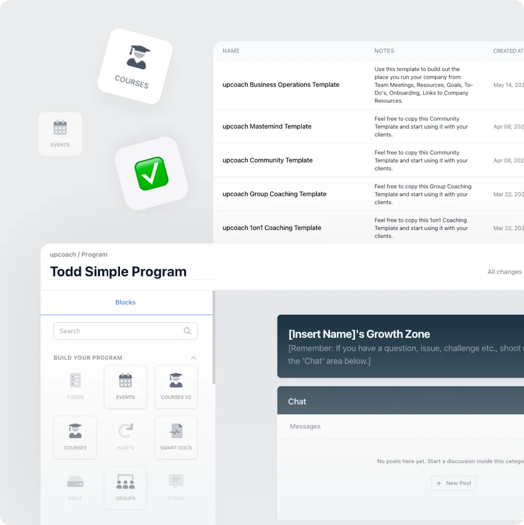 upcoach screenshot 1 of 3