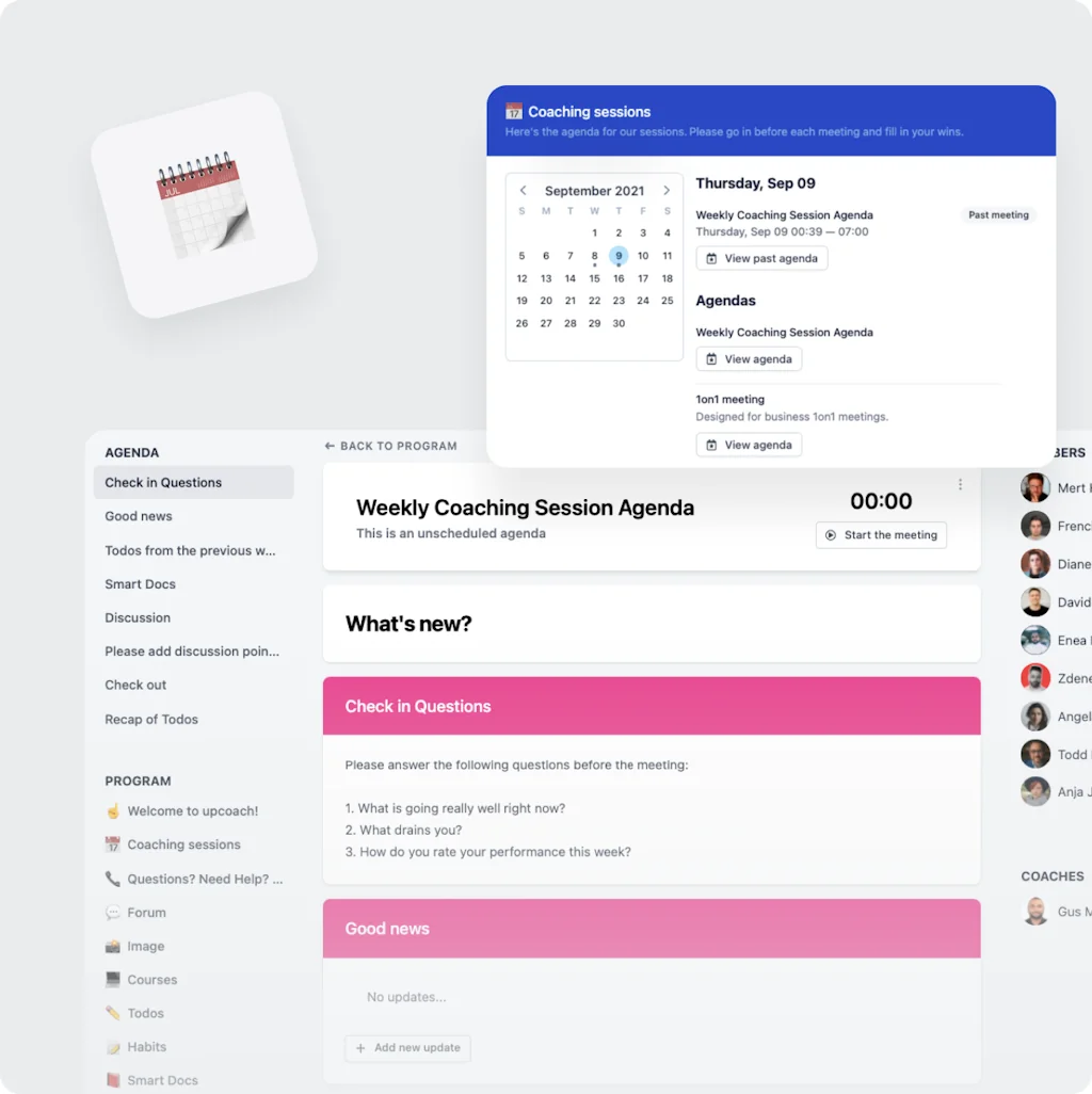 upcoach screenshot 2 of 3